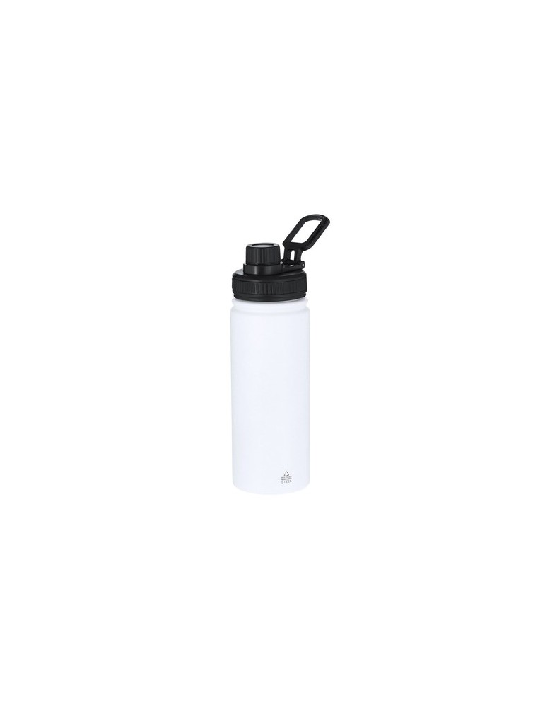 Bidon Thermique Publicitaire Éco-responsable Felmar Couleurs : jaune Matières : acier inoxydable recyclé personnalisable avec vo