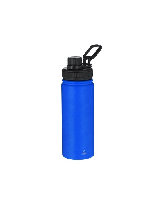 Bidon Thermique Publicitaire Éco-responsable Felmar Couleurs : bleu marine Matières : acier inoxydable recyclé goodies entrepris