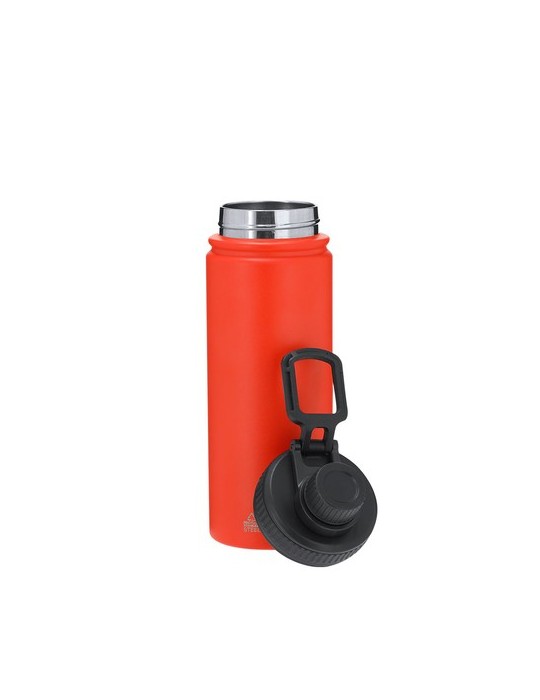 Bidon Thermique Publicitaire Éco-responsable Felmar Couleurs : noir Matières : acier inoxydable recyclé objet promotionnel éco-r