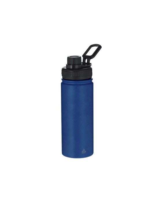 Bidon Thermique Publicitaire Éco-responsable Felmar Couleurs : noir Matières : acier inoxydable recyclé livraison express 24h 48