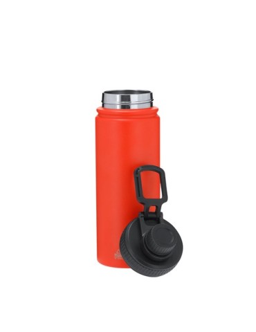 Bidon Thermique Publicitaire Éco-responsable Felmar Couleurs : vert Matières : acier inoxydable recyclé marquage laser ultra pré