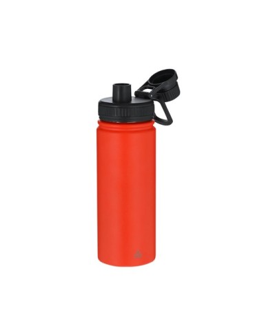 Bidon Thermique Publicitaire Éco-responsable Felmar Couleurs : blanc Matières : acier inoxydable recyclé objet promo petit budge