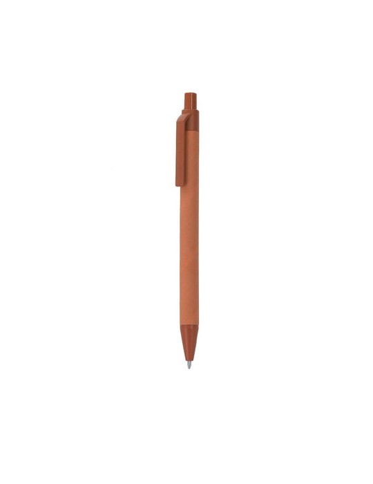 Stylo Personnalisé Éco-responsable Pinix Matières : carton recyclé Couleurs : orange cadeau entreprise pas cher