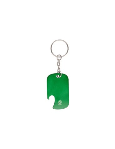 Porte-Clés Ouvre Bouteille Personnalisé Éco-responsable Sawad Matières : aluminium recyclé  Couleurs : vert