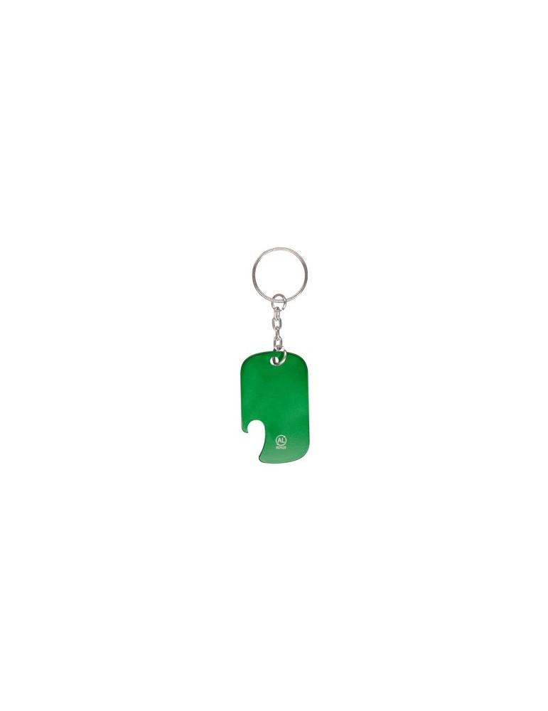 Porte-Clés Ouvre Bouteille Personnalisé Éco-responsable Sawad Matières : aluminium recyclé  Couleurs : vert