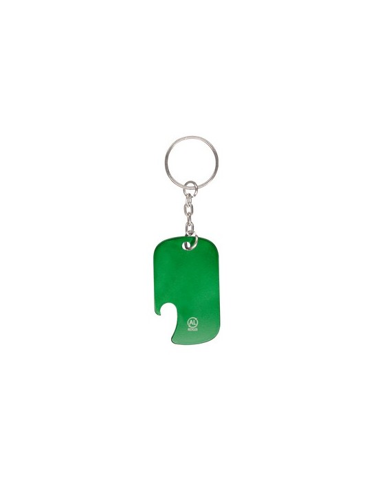 Porte-Clés Ouvre Bouteille Personnalisé Éco-responsable Sawad Matières : aluminium recyclé  Couleurs : bleu marquage laser ultra