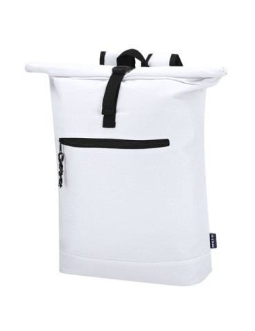 Sac à Dos Personnalisé Éco-responsable Pular Couleurs : noir Matières : polyester recyclé marquage couleur éclatante