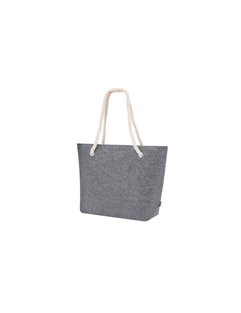 Sac Éco-responsable en toile réutilisable Northax Matières : coton Couleurs : gris impression haute définition