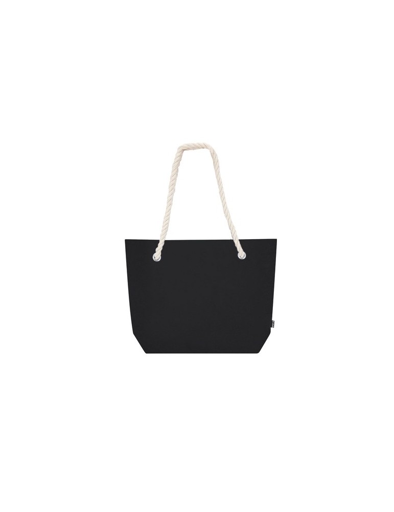 Sac Éco-responsable en toile réutilisable Northax Matières : coton Couleurs : noir personnalisable avec votre logo