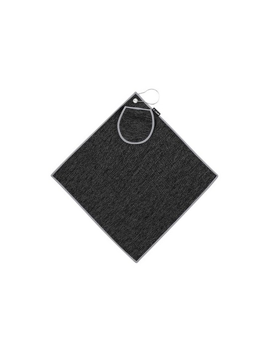 Serviette de golf  personnalisée Canrock Matières : PET recyclé Couleurs : noir