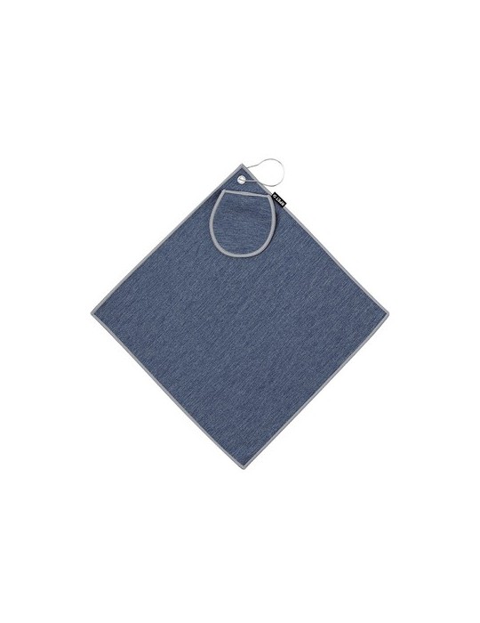 Serviette de golf  personnalisée Canrock Matières : PET recyclé Couleurs : bleu marine personnalisable avec votre logo