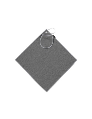 Serviette de golf  personnalisée Canrock Matières : PET recyclé Couleurs : gris cadeau entreprise pas cher