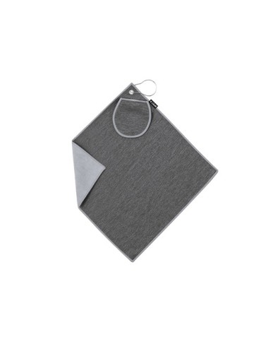 Serviette de golf  personnalisée Canrock Matières : PET recyclé Couleurs : gris personnalisation rapide en France