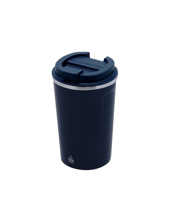 Verre publicitaire thermique Karnix Couleurs : noir Matières : acier inoxydable recyclé cadeau collaborateur premium