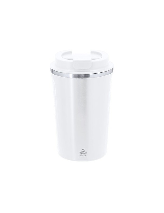 Verre publicitaire thermique Karnix Couleurs : noir Matières : acier inoxydable recyclé personnalisation sur mesure