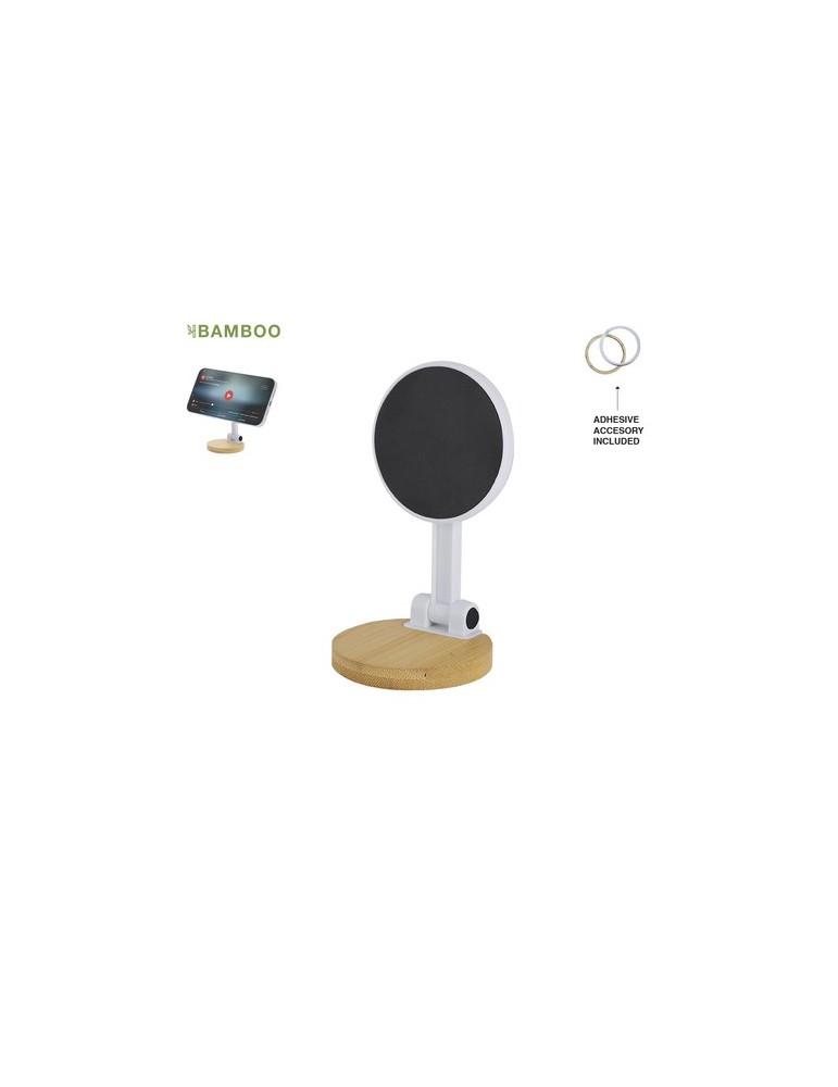 Support publicitaire personnalisé Frelix Matières : bambou Couleurs : blanc cadeau entreprise pas cher