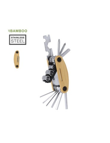 Outils multi-publicitaires personnalisés Koron Matières : bambou Couleurs : naturel 2