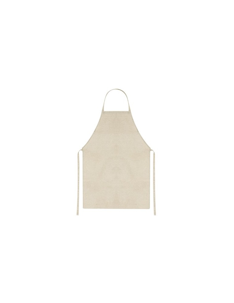 Tablier publicitaire de sublimation personnalisé Zyriel Matières : polyester Couleurs : naturel