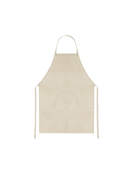 Tablier publicitaire de sublimation personnalisé Zyriel Matières : polyester Couleurs : naturel