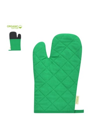 Gant de cuisine publicitaire personnalisé Kinix Matières : caoutchouc Couleurs : vert impression haute définition