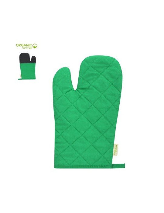 Gant de cuisine publicitaire personnalisé Kinix Matières : caoutchouc Couleurs : vert impression haute définition