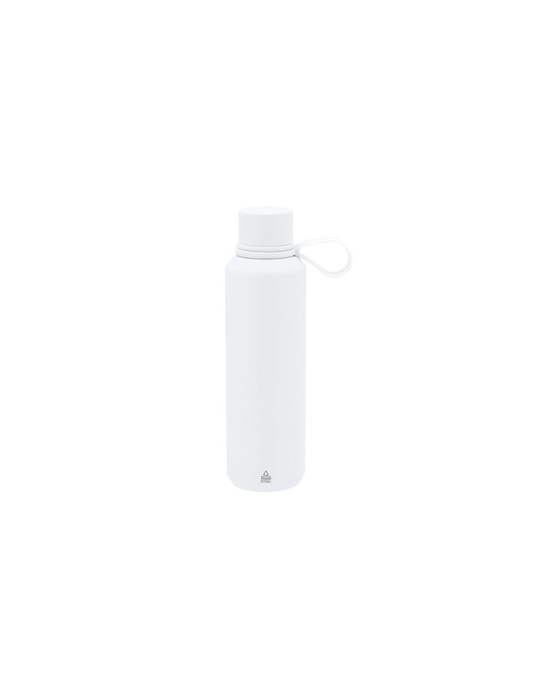 Bidon thermique personnalisé Yomar Couleurs : vert Matières : acier inoxydable recyclé goodies personnalisé en stock