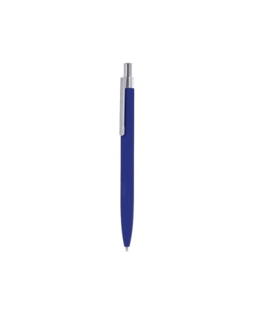 Stylo publicitaire  Iridon Matières : caoutchouc Couleurs : blanc marquage laser ultra précis