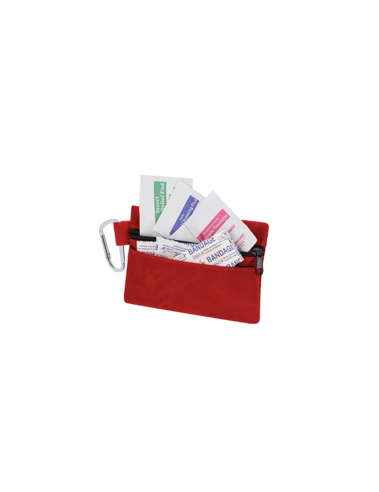 Kit publicitaire d'urgence Fredek Matières : polyester Couleurs : rouge marquage laser ultra précis
