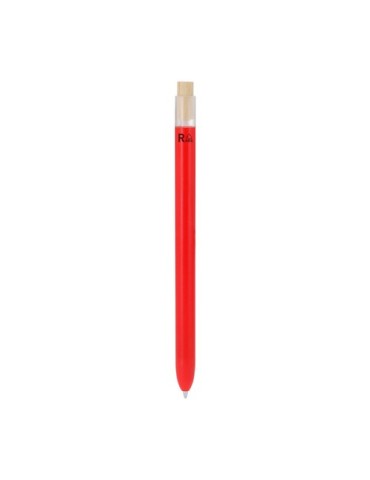 Stylo publicitaire  Pelnak Matières : bambou Couleurs : jaune goodies entreprise design