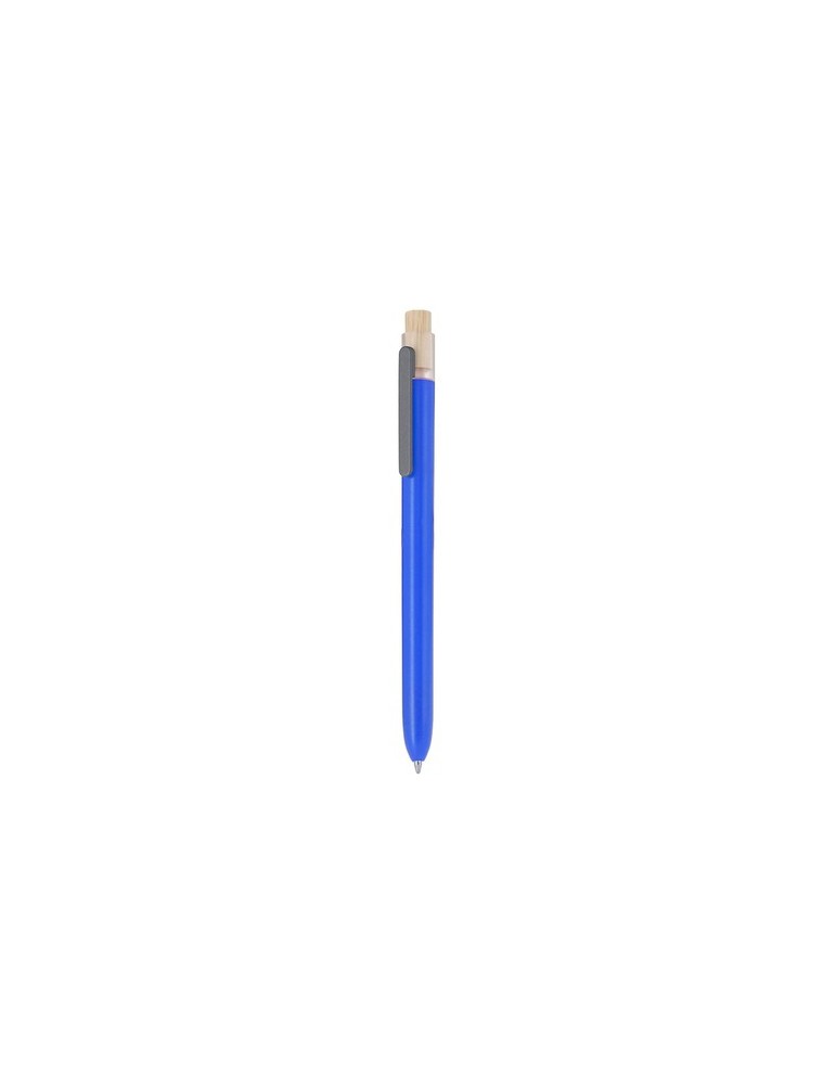 Stylo publicitaire  Pelnak Matières : bambou Couleurs : blanc livraison express 24h 48h