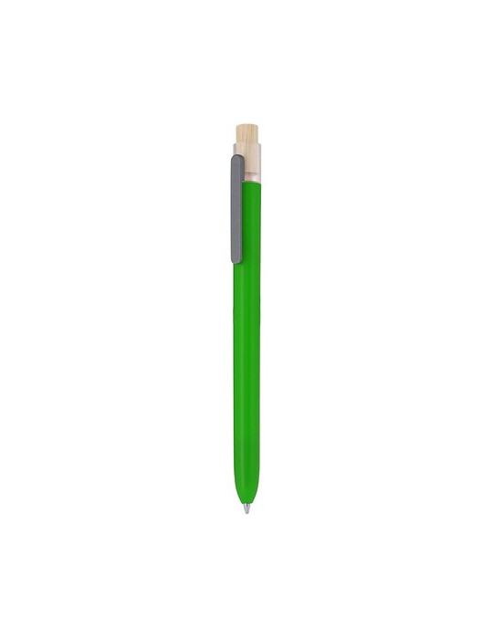 Stylo publicitaire  Pelnak Matières : bambou Couleurs : noir personnalisation rapide en France