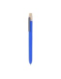 Stylo publicitaire  Pelnak Matières : bambou Couleurs : bleu