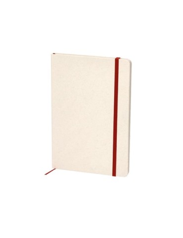 Bloc-notes publicitaire personnalisé Kejar Couleurs : rouge Matières : carton de lait recyclé goodies publicitaire événementiel