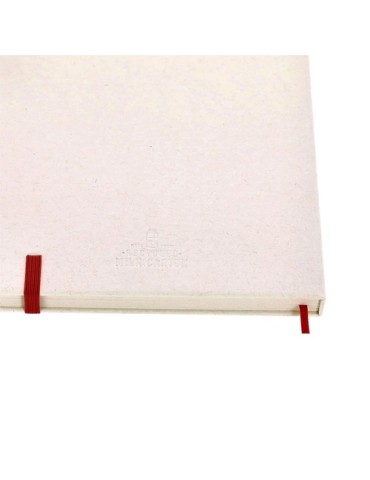 Bloc-notes publicitaire personnalisé Kejar Couleurs : blanc Matières : carton de lait recyclé objet promo petit budget