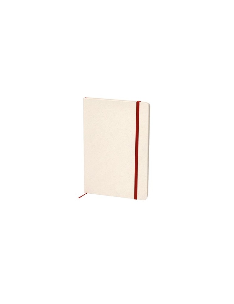 Bloc-notes publicitaire personnalisé Kejar Couleurs : blanc Matières : carton de lait recyclé cadeau collaborateur premium