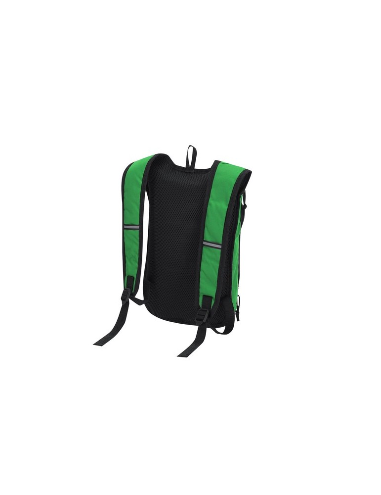 Sac à dos personnalisé  Rinix Couleurs : vert Matières : polyester recyclé marquage couleur éclatante