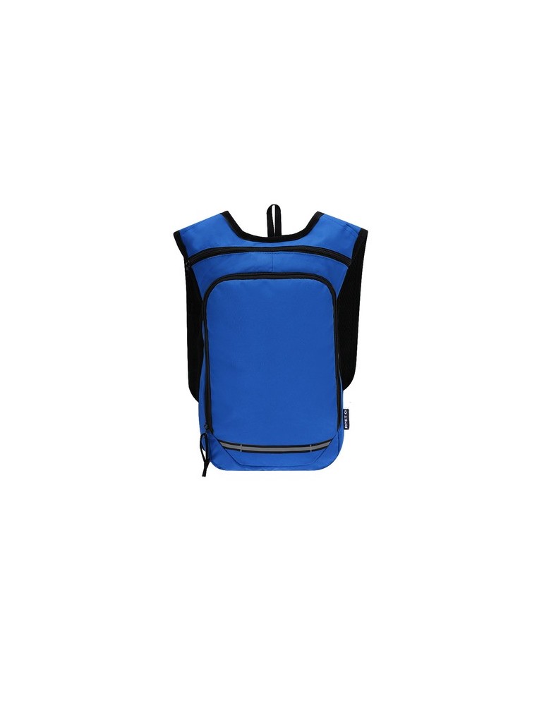 Sac à dos personnalisé  Rinix Couleurs : vert Matières : polyester recyclé objet promotionnel éco-responsable