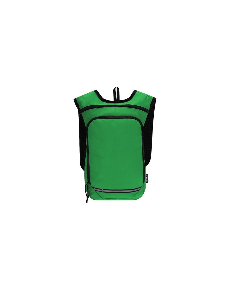 Sac à dos personnalisé  Rinix Couleurs : bleu Matières : polyester recyclé cadeau entreprise pas cher