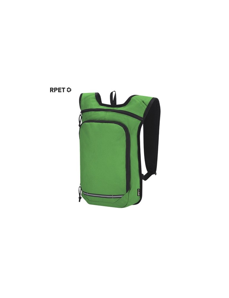 Sac à dos personnalisé  Rinix Couleurs : rouge Matières : polyester recyclé personnalisation rapide en France