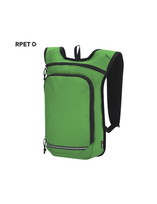 Sac à dos personnalisé  Rinix Couleurs : rouge Matières : polyester recyclé personnalisation rapide en France