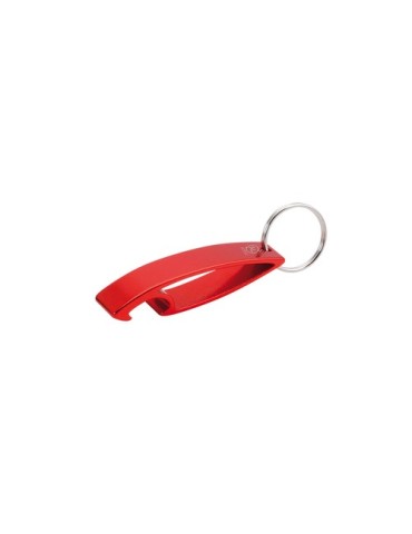 Porte-Clés Éco-responsable Ouvre Bouteille Personnalisé Niken Matières : aluminium recyclé  Couleurs : rouge