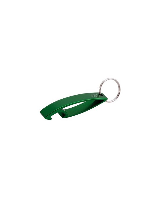 Porte-Clés Éco-responsable Ouvre Bouteille Personnalisé Niken Matières : aluminium recyclé  Couleurs : vert cadeau entreprise pa
