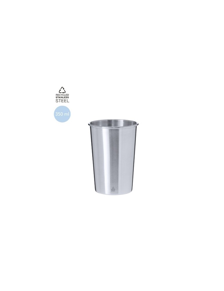 Verre Éco-responsable de Haute Qualité - Hidex Couleurs : argenté Matières : acier inoxydable recyclé personnalisable avec votre
