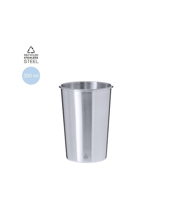 Verre Éco-responsable de Haute Qualité - Hidex Couleurs : argenté Matières : acier inoxydable recyclé personnalisable avec votre