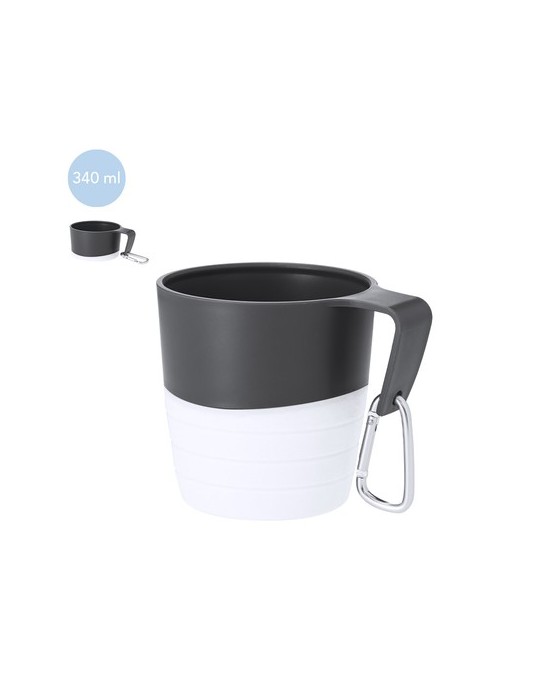 Verre Éco-responsable Pliable Mibar Matières : polypropylène (PP) Couleurs : noir livraison express 24h 48h