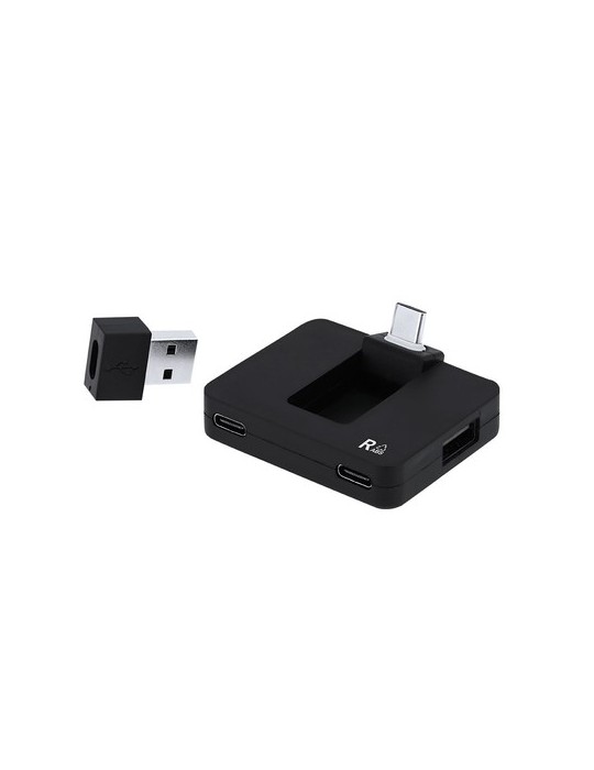 Port USB Éco-responsable de la marque Baycen Matières : ABS recyclé Couleurs : blanc marquage laser ultra précis
