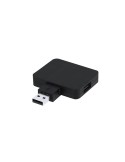 Port USB Éco-responsable de la marque Baycen Matières : ABS recyclé Couleurs : noir accessoire événementiel unique