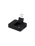 Port USB Éco-responsable de la marque Baycen Matières : ABS recyclé Couleurs : noir impression logo haute qualité