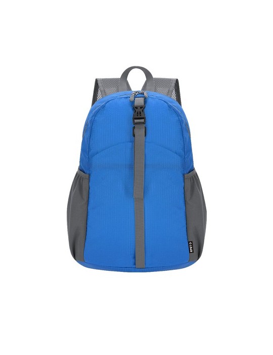 Sac à Dos Publicitaire Pliable Chermel Matières : PET recyclé Couleurs : bleu