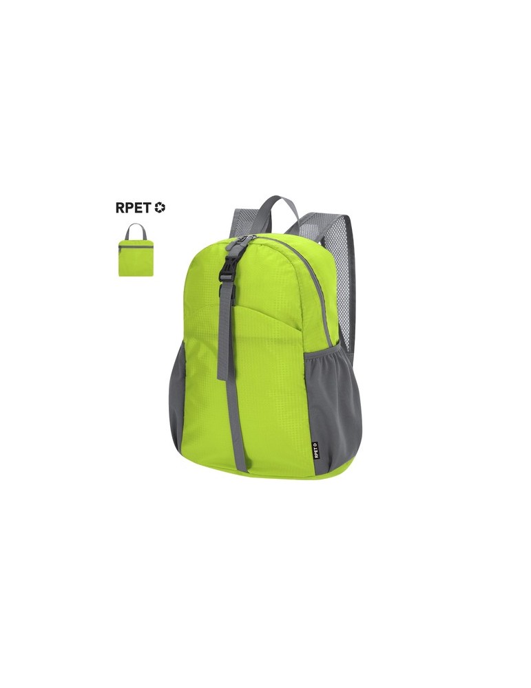 Sac à Dos Publicitaire Pliable Chermel Matières : PET recyclé Couleurs : bleu marine marquage laser ultra précis